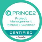 badge certification PRINCE2 Foundation