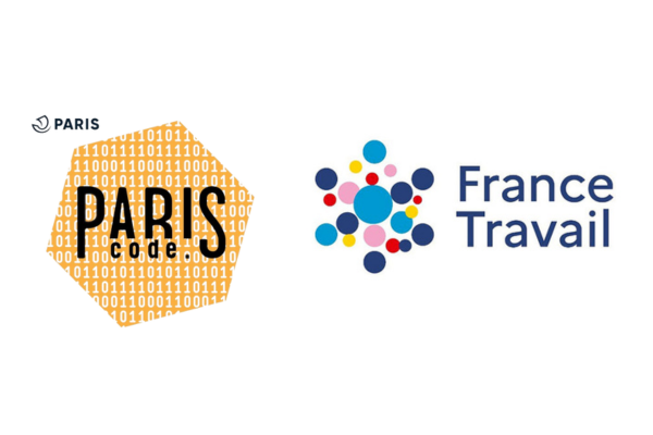 logos Pariscode et France travail