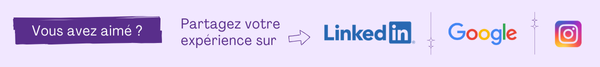 Partagez votre expérience de formation sur linkedin, google ou instagram