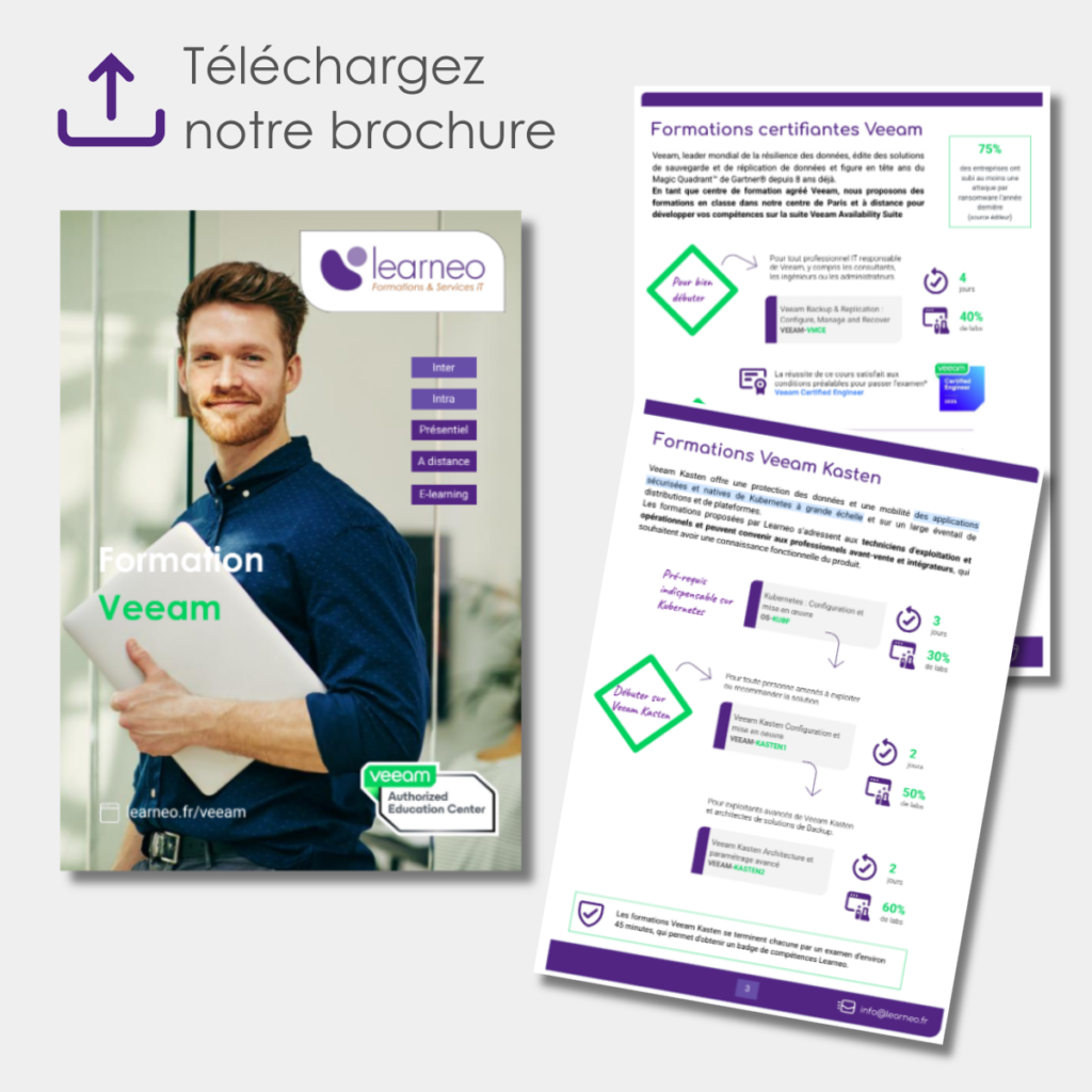 Brochure formation veeam à télécharger