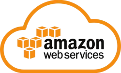 Logo amazon web services (AWS)