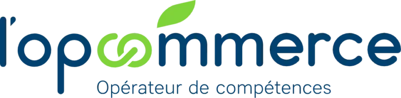 Logo Opcommerce, opérateur de compétences des entreprises du commerce